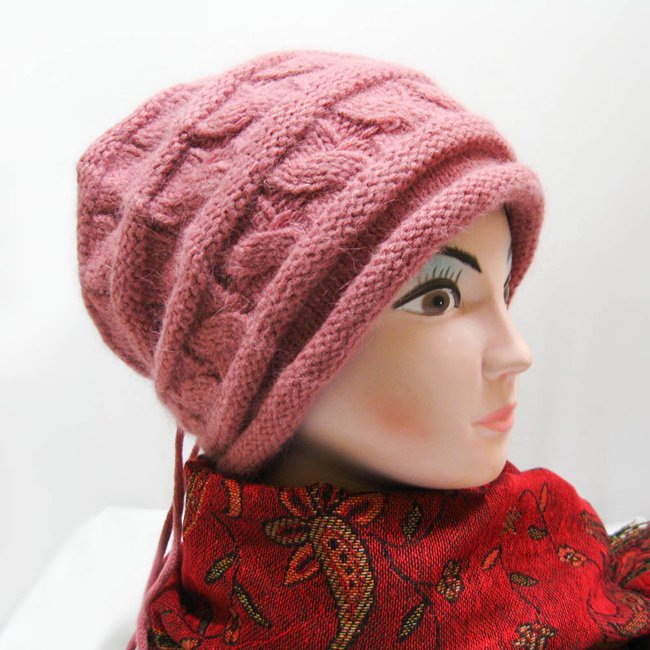 Knit Hat Pattern- Slouchy Hat Pattern Winter Women Slouch ...