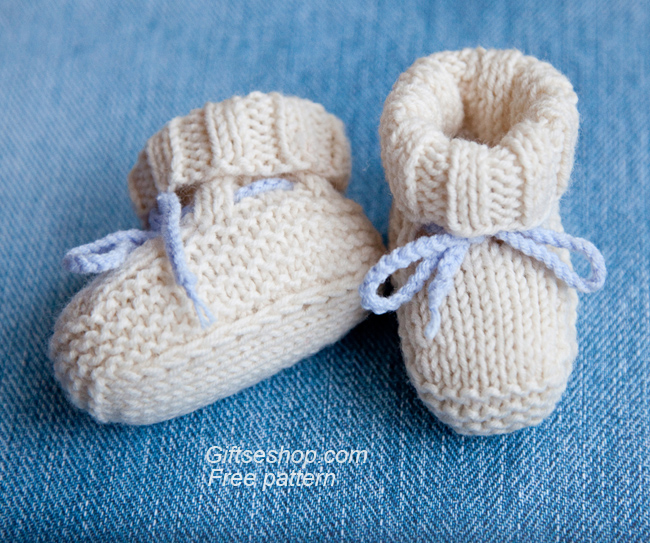 Free Knitting Pattern Baby Booties Uggs Knitted with