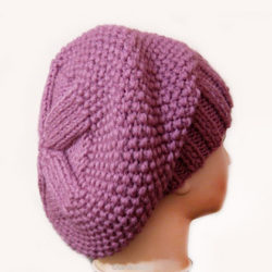 Knitting pattern slouchy beret