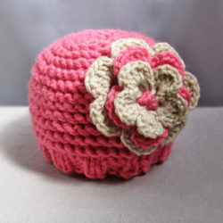 Baby Hat Baby Girl Hat Beanie with Flower