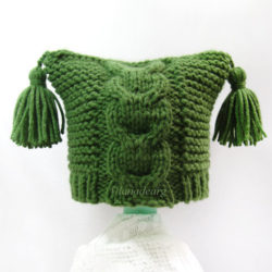 Knitting pattern for baby hat 0-24 month in PDF