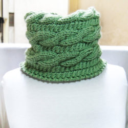 knit cowl pattern, knit neckwarmer pattern