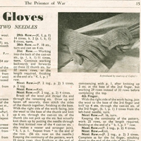 Knitting Pattern for Gloves on Two Needles