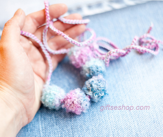 Beaded Necklace Scarf Crochet Pattern – Kiki Crochet Designs