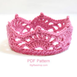baby crown crochet pattern