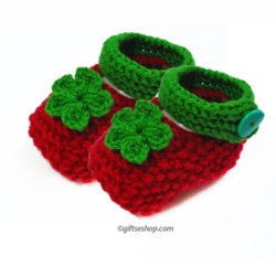 Knitted Baby Booties- Baby Shoes Pattern