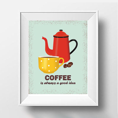 Coffee Poster, Coffee Print, Kitchen Prints, Kitchen Wall Décor – Gifts ...