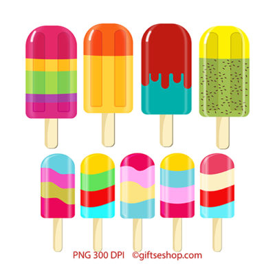 Popsicle Clipart- Summer Sweet Clipart – Gifts shop