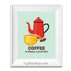 coffee wall art, coffee quotes,