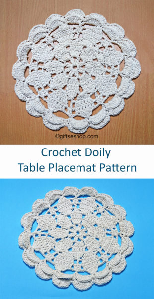 Crochet Doily Table Placemat Pattern