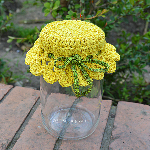 Jar Lid Covers Crochet Pattern – Home Decor