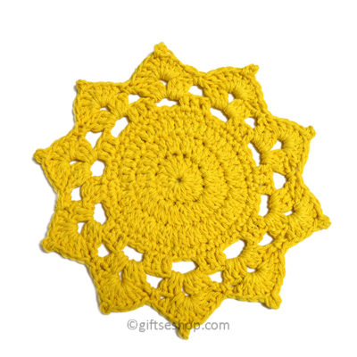 Coaster Crochet Pattern- Easy Crochet PDF Tutorial for Beginners n109 ...