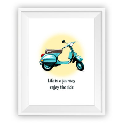 vespa poster,vespa scooter, wall posters,