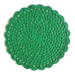 Crochet Round Doily Cotton Placemat