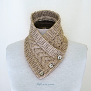 knitted neck warmer