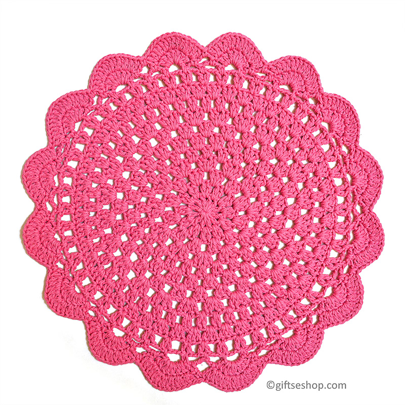 Add a Pop of Color with a Handmade Crochet Doily