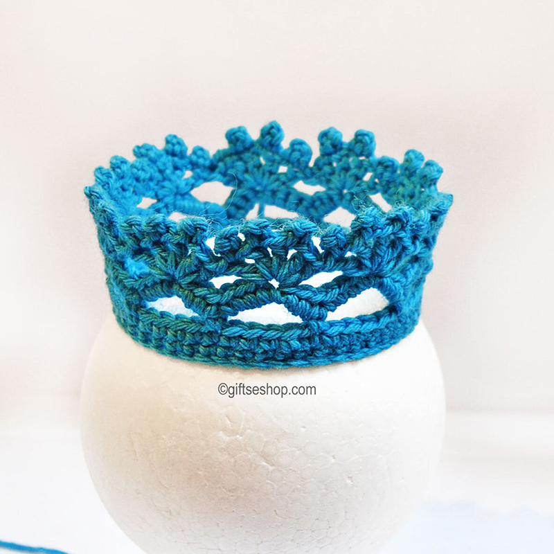 baby crown crochet pattern 