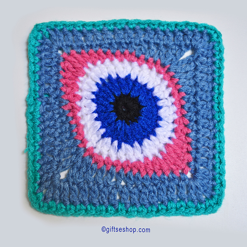 Seeing is Believing: Meet the Crochet Eye Granny Square