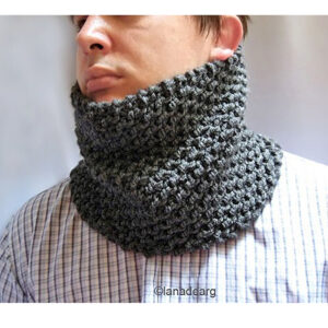 chunky cowl neck warmer knitting pattern