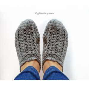 Easy Crochet Slippers Pattern- Crochet Women Slipper Socks PDF n101