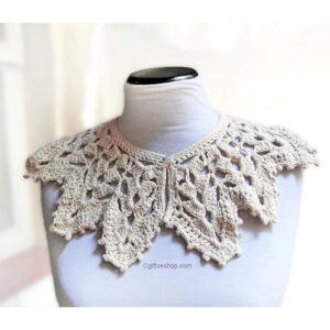 vintage lace crochet collar pattern