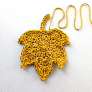 crochet maple leaf pattern